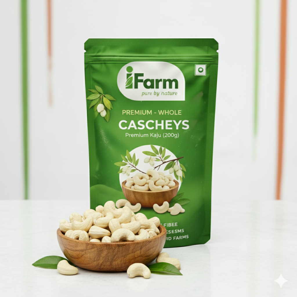 iFarm Premium Cashews – Premium Kaju 200G