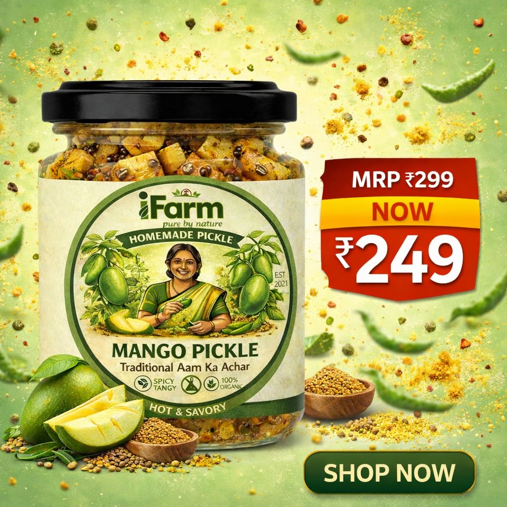 Home Made iFarm Mango Pickle - 200G